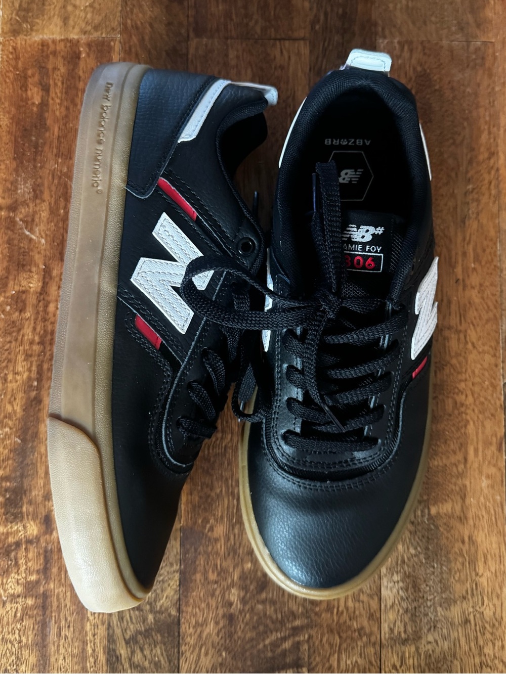 New Balance Jamie Foy 306 Black with Gum Sole